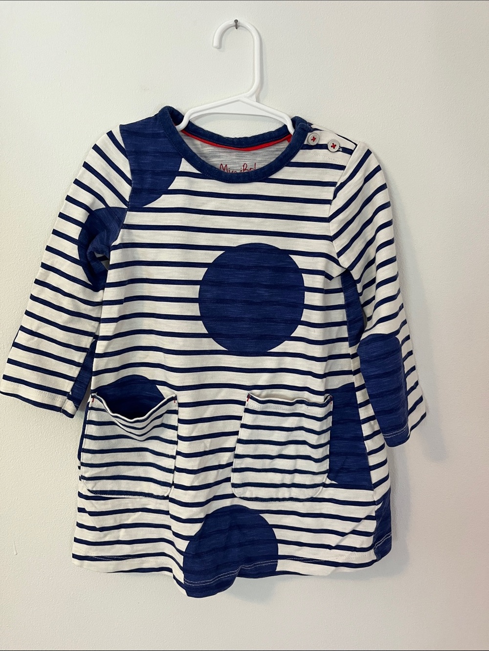 Mini Boden Classic Cotton Dress Size 2-3Y
